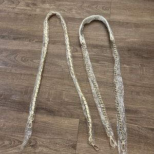2 Handbag chain straps